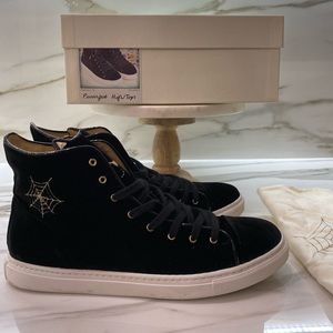 Charlotte Olympia black kitten sneakers size 40